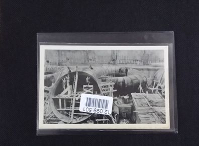 Shannon Hydro Electric Scheme - Erection of The Turbine Casings - Postcard 1920s