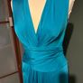 Issa London Turquoise with Flattering neckline Maxi Dress Size 10 Image 5