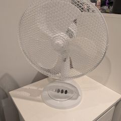 White table fan
