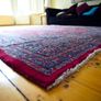 Antique Iranian Handmade Woollen Rug Image 2