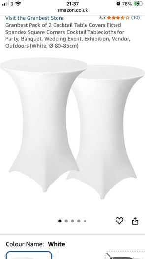 Pod table covers