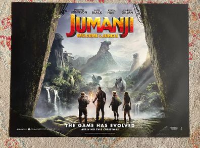 Jumanji Welcome To The Jungle - Quad Cinema Poster