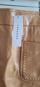 TOPSHOP studded A-line mini skirt Sz 10 UK - BNWT