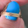 14Ct Gold Ring with corundum stone Image 7