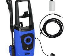 High Pressure Washer, 150 Bar Pressure, 510 L/h Flow, 1800W, High-Performance Portable Power Jet Wash Cleaner, Blue