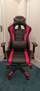 X-Rocker Ergonomic Office Gaming Chair - Black-Red