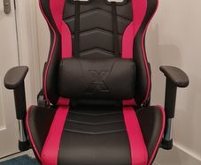 X-Rocker Ergonomic Office Gaming Chair - Black-Red