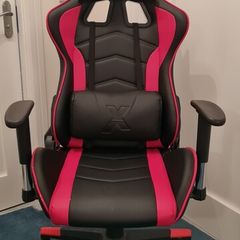 X-Rocker Ergonomic Office Gaming Chair - Black-Red