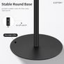 Lash Light, LED Floor Lamp, Reading Floor Lamp, Adjustable Gooseneck, 3 Heights, 10W Dual Brightness, Portable Standing Lamp for Eyelash Extensions, Makeup, Office Image 6