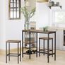 New Industrial Bar Dining Table With Shelves - FREE P&P Image 2