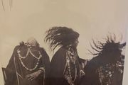 Messa "Close" double vinyl. Transparent white blood splatter