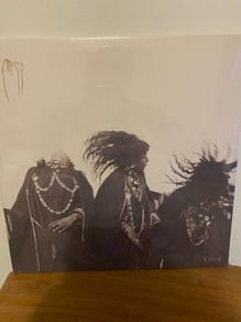 Messa "Close" double vinyl. Transparent white blood splatter