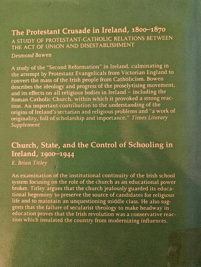 Protestants In A Catholic State. Irelands Privileged Minority.  By Kurt Bowen. Hardback With Dustjacket In Good Condition. See Photos For Same.