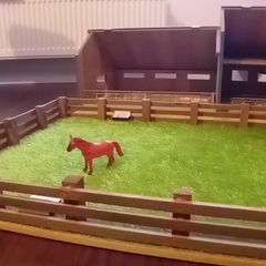 Wooden Toy Barn and Field