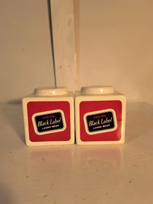 Carling Black Label Salt & Pepper Shakers