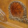 Antique French Oak Dressing Table / Vanity with Marble Top Image 8
