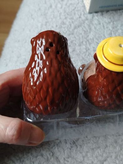 beautiful new Cath Kinston hedgehog salt & pepper shakers