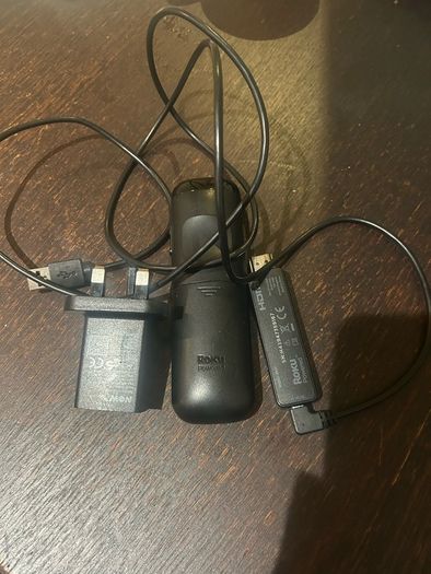 NOW TV Roku Streaming Stick Set Remote + Stick + Plug + Cable