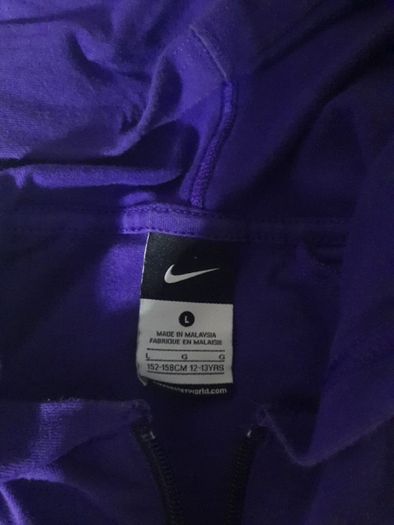 girls 3 tone purple Nike hoody