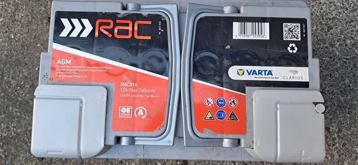 AGM Battery - Varta Clarios ( 096 AGM)