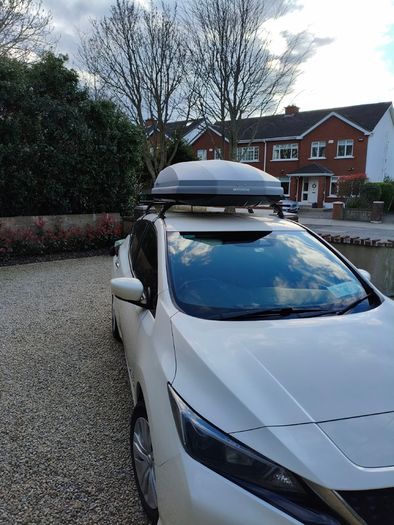 470L Halfords Exodus Roof Box (without bars) for hire.