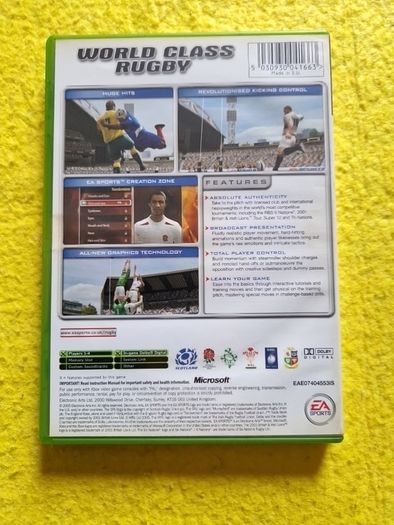 EA Sports Rugby 2005 05  xbox Original games Original