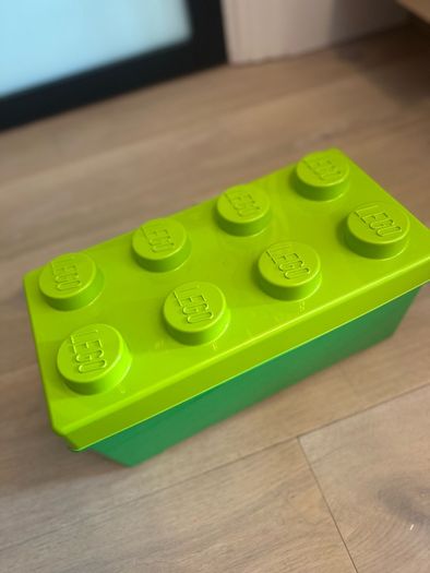 Green Lego storage box