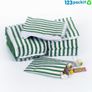 job lot 500 x Gold and White Striped Paper Candy Bags all colours available Image 4