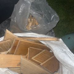 Wood kindling and offcuts