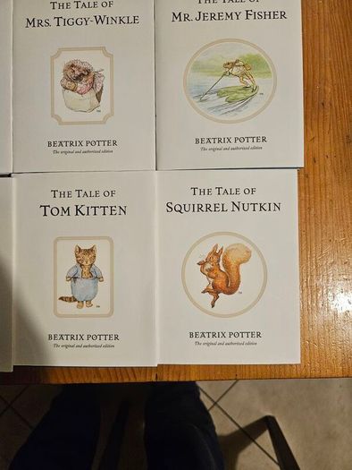 The World Of Peter Rabbit Box One By Beatrix Potter. 12 beautifully illustrated books in Beautiful Illustrated Carring Case. All In Very Good Condition.  See Photos For Same.
