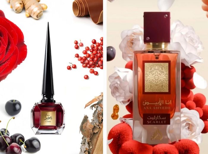 Lattafa Ana Abiyedh Scarlet  Sweet Sin and Enveloping Passion