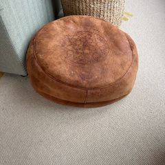 moroccan leather poof