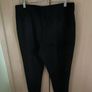 Black or khaki faux suede trousers Image 4