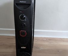 Pro Breeze 2500W Oil Filled Radiator, 11 Fin - Portable Electric Heater
