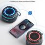 Shower Speaker Bluetooth FM Radio IPX7 Waterproof 12H Playtime RGB Lights Portable Speakers Wireless Bluetooth Mini Speaker with Suction Cup Hook for Bathroom Party Travel Outdoor Image 9