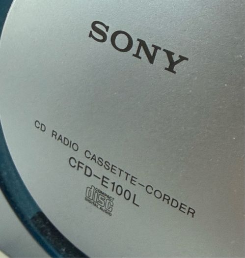 Sony CFD-E100L Boombox CD Radio Cassette with Remote