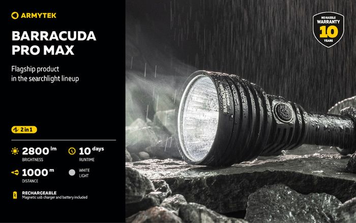 Professional  Flashlight 2800LM - 1000M beam