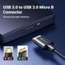 Hard Drive Cable, USB 3.0 Type A to Micro USB B Cable, External Hard Drive Lead Compatible with Western, Seagate Expansion, Toshiba Canvio, Galaxy S5 Note 3, Camera Image 7