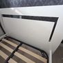 White Double Bed for Sale  Standard double bed in good condition. White colour. Mattress included for free.  Ready for collection. Image 4