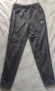 Adidas 3-Stripes Tracksuit Bottoms Grey Size Small