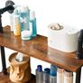 NEW SALE | Pipe Floating Shelves, Wall Shelf Outdoor, 60x20x103cm, Decorative Shelving Unit for Wall, Plant Stand, Storage Organiser Shelf for Bedroom, Bathroom, Living Room, Office Image 5