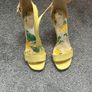 Women's Yellow High Heels Image 2