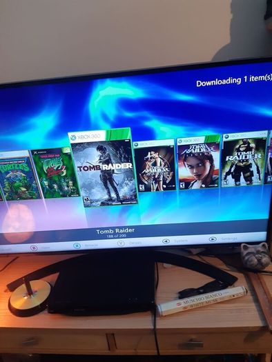Xbox 360 Slim 1TB RGH Modded With 100s Of Games