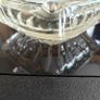 Large Pressed  Glass Heavy  Guinness Ashtray Barware Image 2
