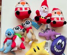 Collection of 9 small Plush toys