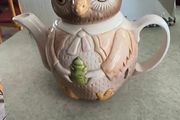 Albert E Price Vintage Owl Teapot