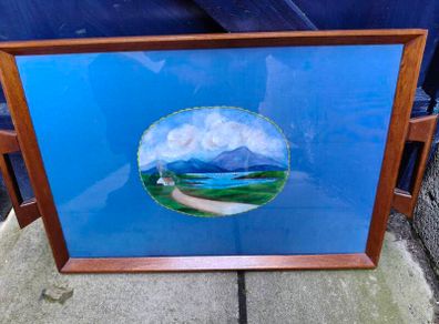Large Vintage Teak Tray