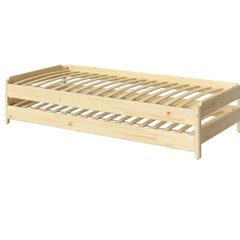 Ikea stackable single/double bed.