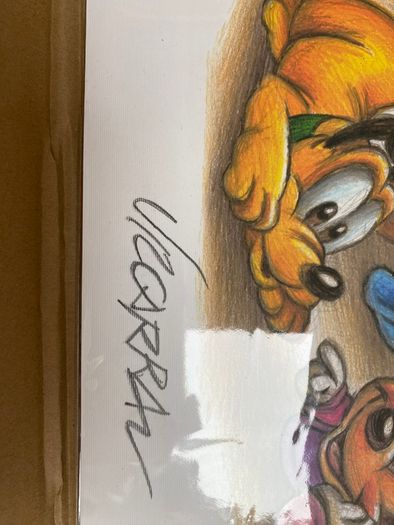 Joan Vizcarra original Baby  Mickey Minnie Pluto