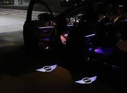 2PCS Mini Logo Door Light Ghost Shadow Laser Projector Lights for Mini Cooper All Series R55 R56 R57 R58 F55 F56